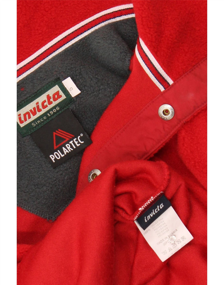 Invicta Hombre Polartec Fleece Jumper Pequeño Rojo Poliéster Deportes