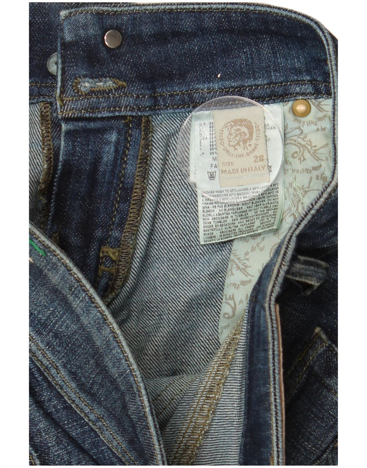 DIESEL Vaqueros Slim Mujer W28 L32 Azul Marino Algodón