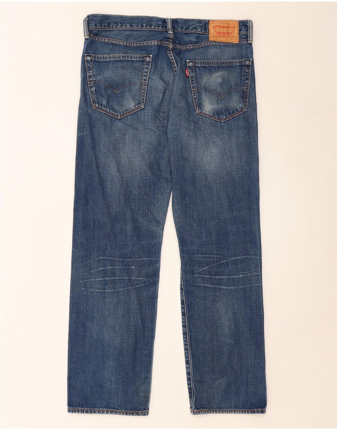 Levi's Vaqueros rectos 505 para hombre W34 L30 Algodón azul