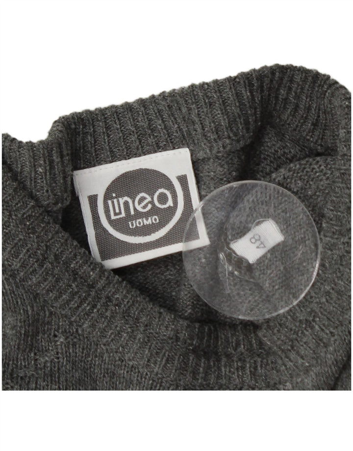 LINEA Jersey de cuello redondo para hombre IT 48 Medium multicolor a rayas