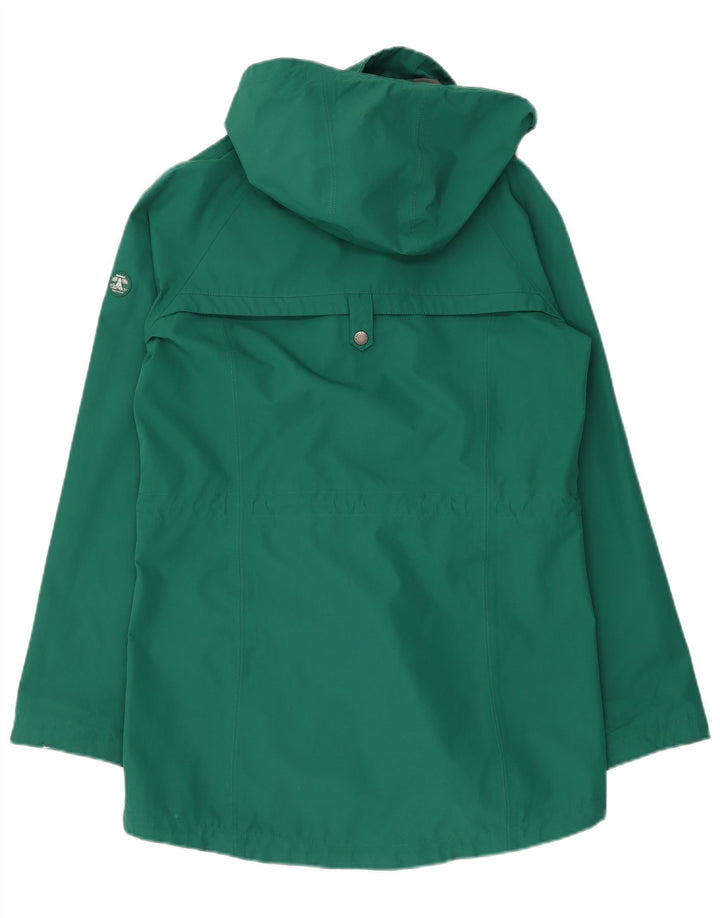 Chaqueta impermeable con capucha para mujer Barbour UK 10 Small Green Poliéster