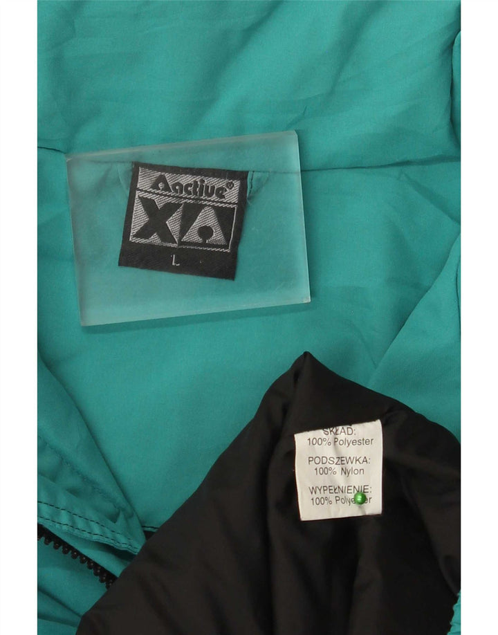 Active - Chaqueta de esquí anorak holgada para hombre, talla 40, poliéster verde grande