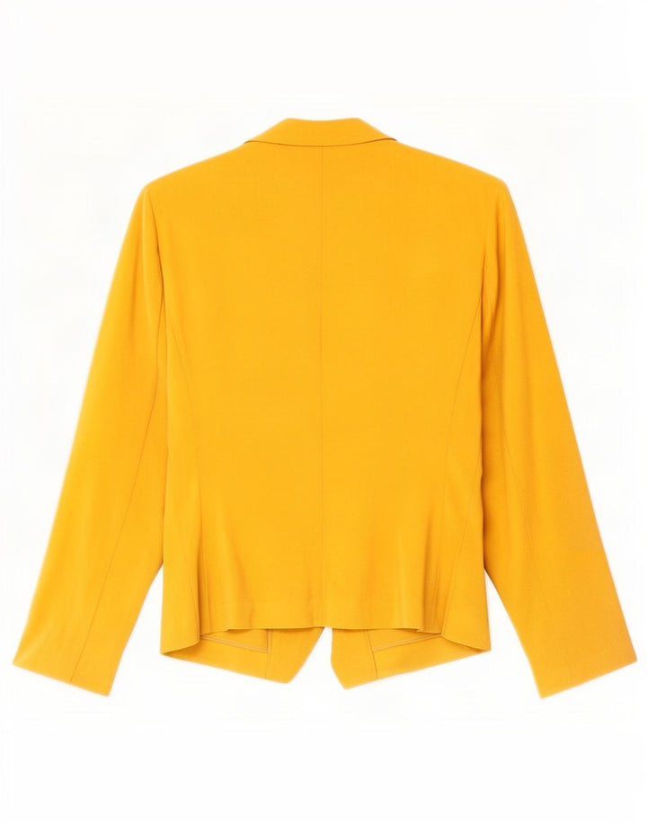 Marks & Spencer Chaqueta tipo blazer abierta para mujer UK 20 2XL Poliéster amarillo