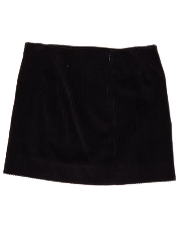 Cos Minifalda de pana para mujer EU 34 XS W30 Algodón negro