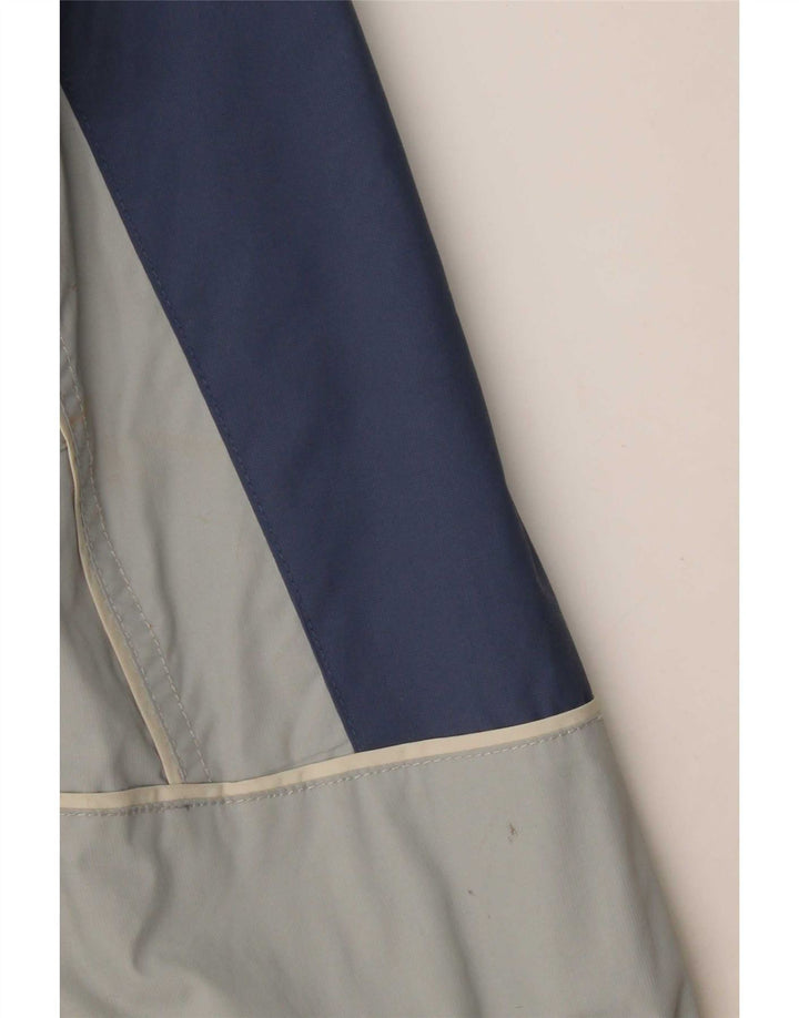 Columbia Chaqueta cortavientos tipo pulóver holgada para hombre UK 42 XL Azul marino