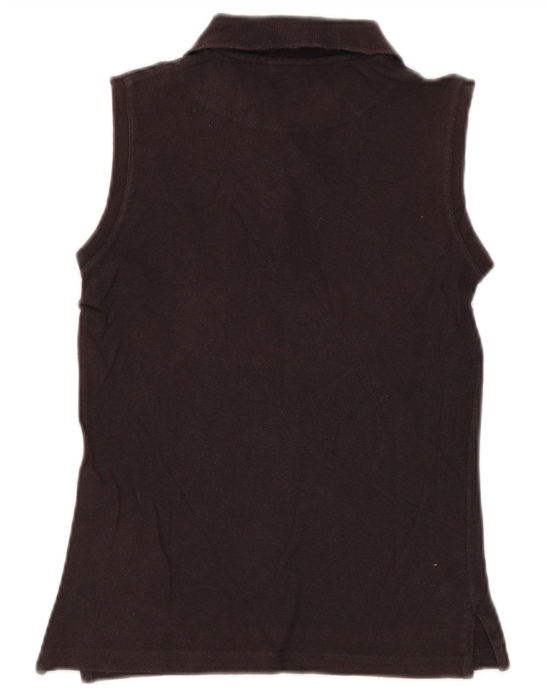 Murphy & Nye Polo sin mangas para mujer UK 8 Small Poliéster negro