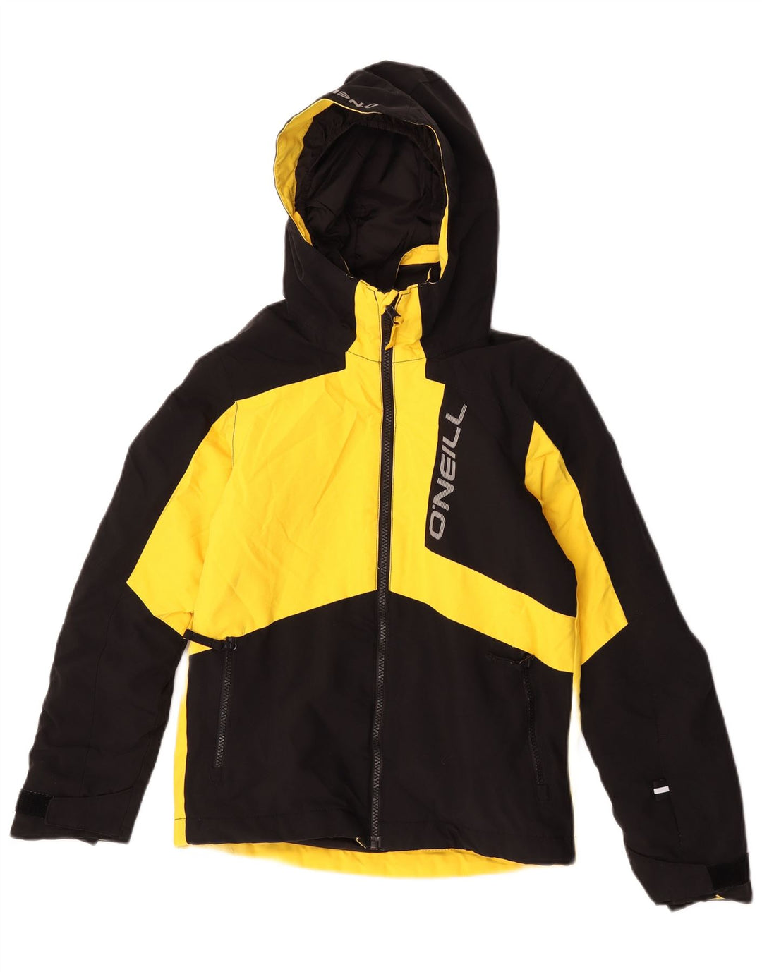 O'Neill Chaqueta cortavientos estampada para niños 12-13 años Bloque de color negro