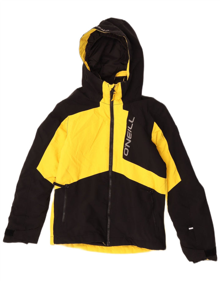 O'Neill Chaqueta cortavientos estampada para niños 12-13 años Bloque de color negro