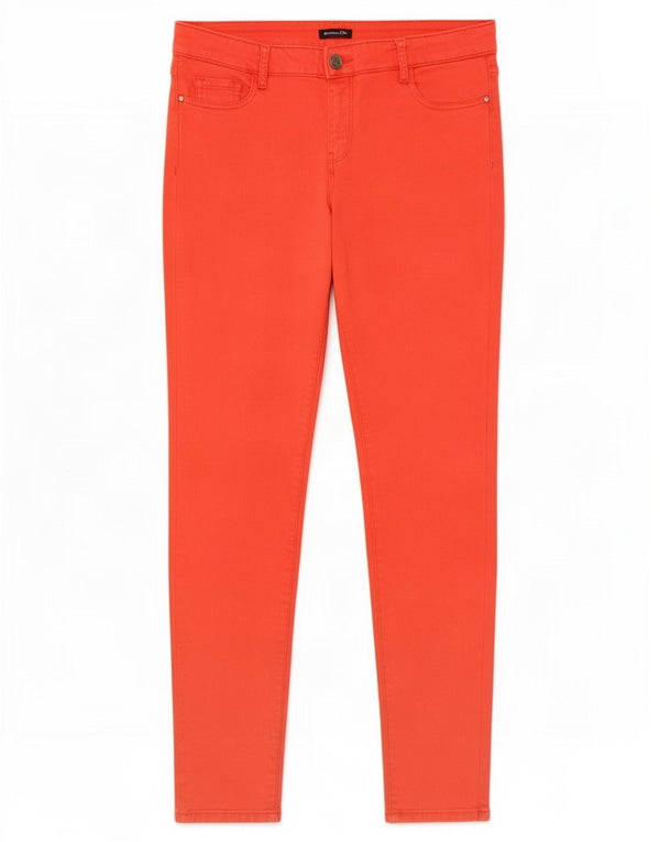 Massimo Dutti Vaqueros Pitillo Mujer EU 40 Medium W30 L29 Rojo