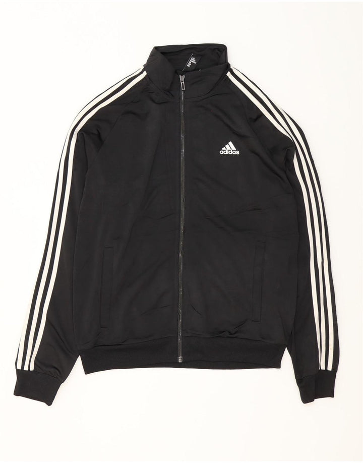 ADIDAS Hombre Chándal Top Chaqueta Mediano Negro Poliéster