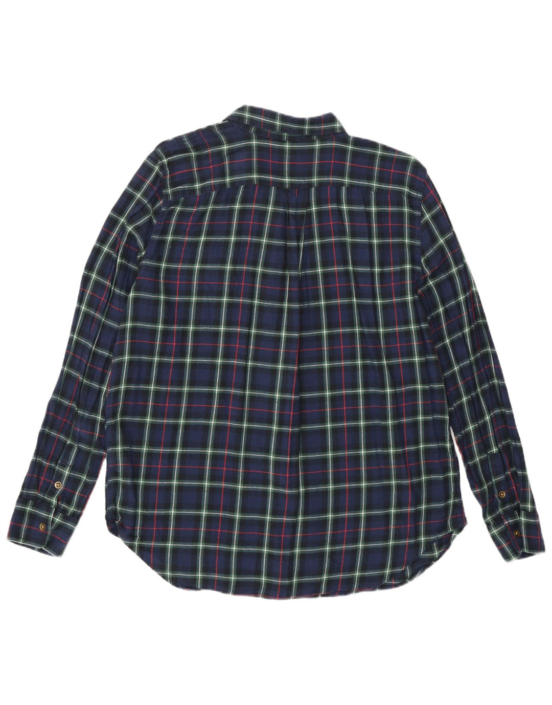 Chaps Camisa de franela para mujer UK 40 Grande Azul marino Cuadros Algodón