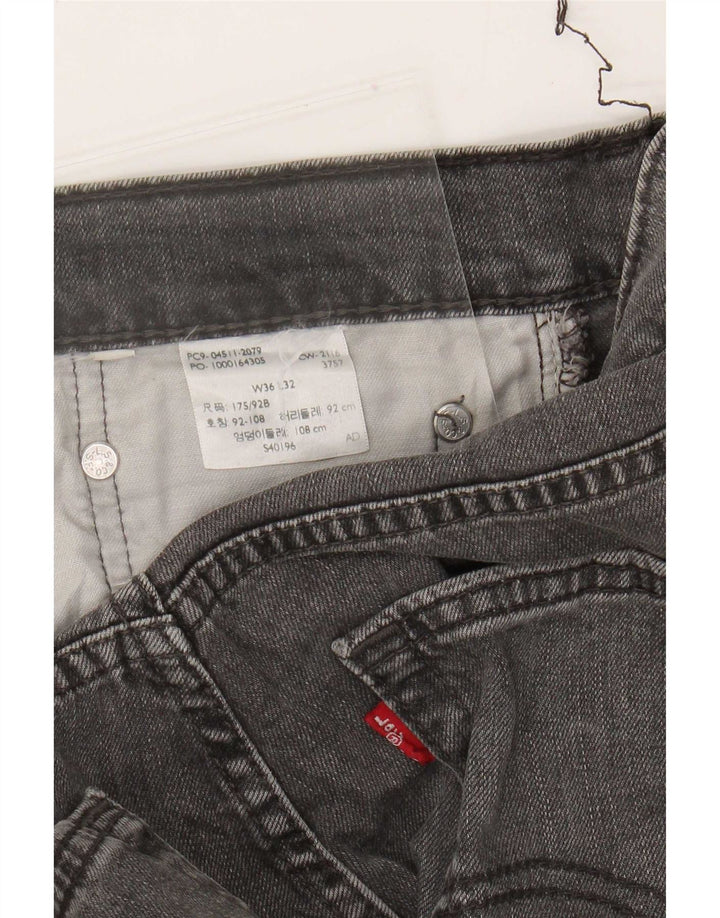 Vaqueros rectos Levi's para hombre W36 L29 Gris