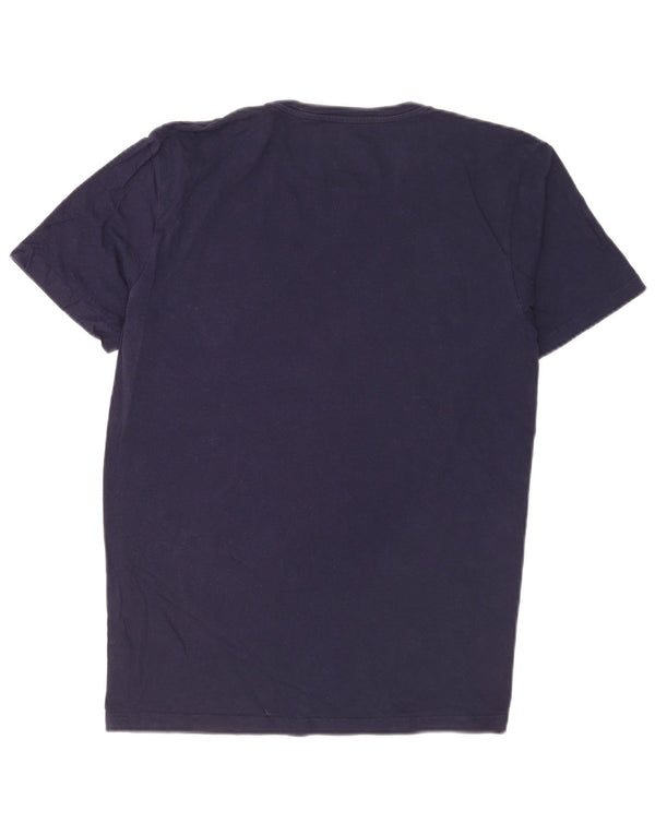 Jack & Jones - Camiseta gráfica para hombre, talla grande, algodón azul marino