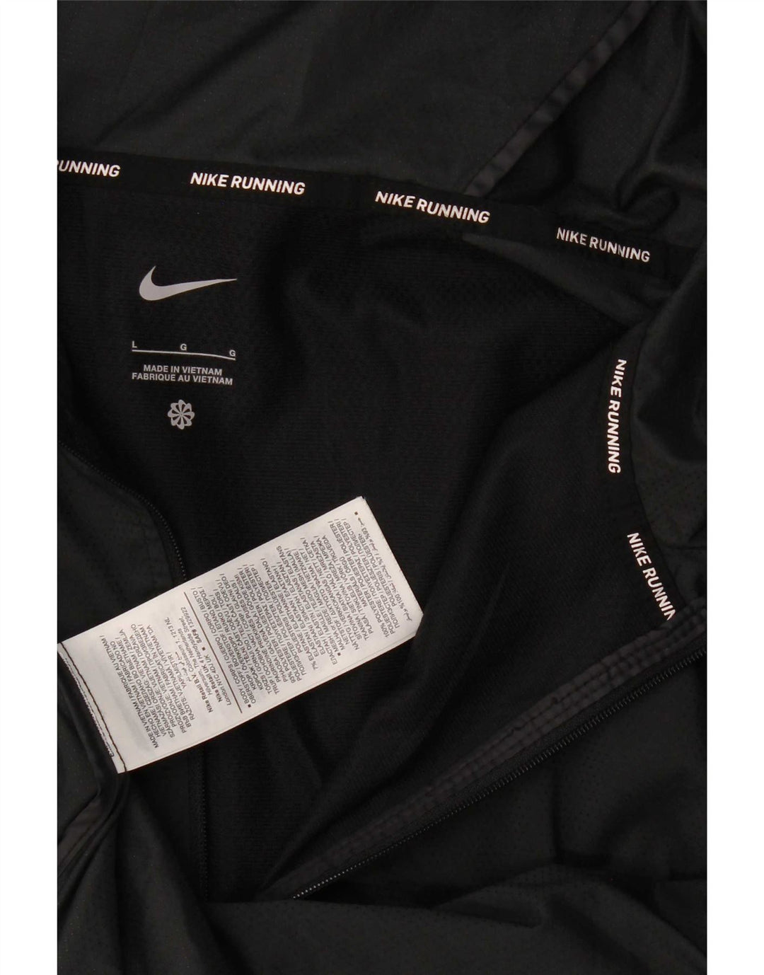 Nike - Chándal con capucha para hombre, chaqueta superior, poliéster negro grande