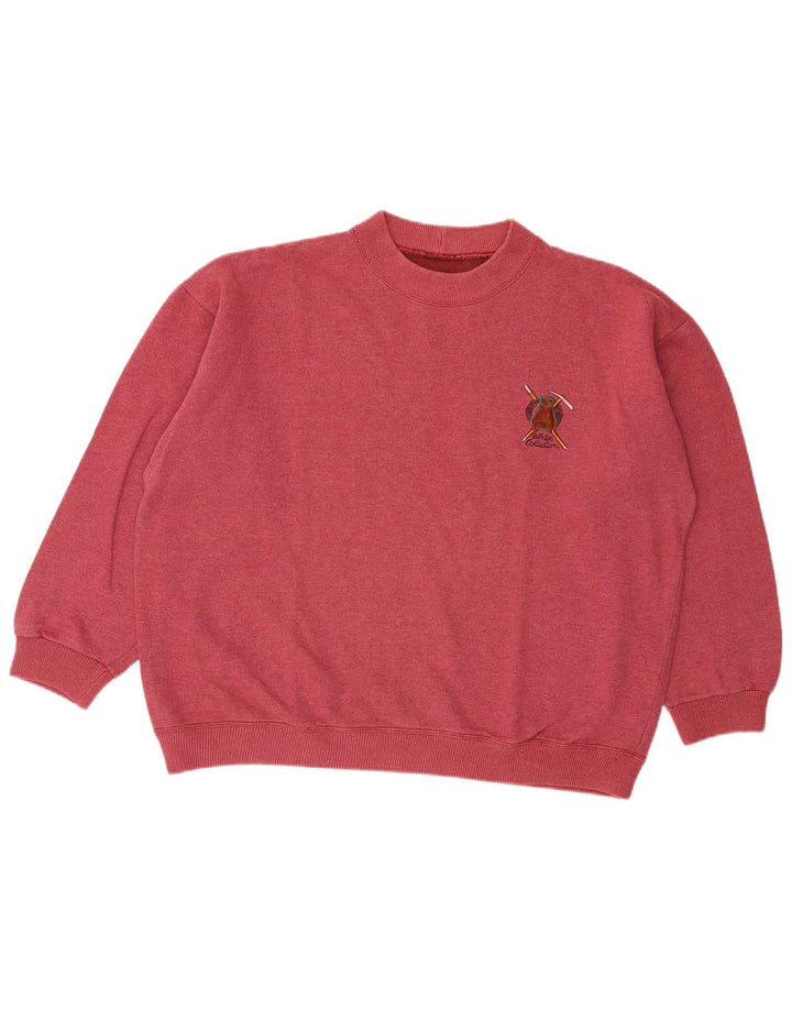 Sudadera vintage para hombre Jumper XL Rosa