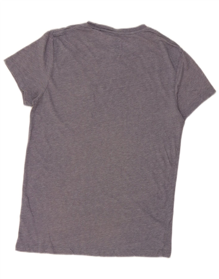 Camiseta Jack Wills para hombre Top Small de algodón moteado azul