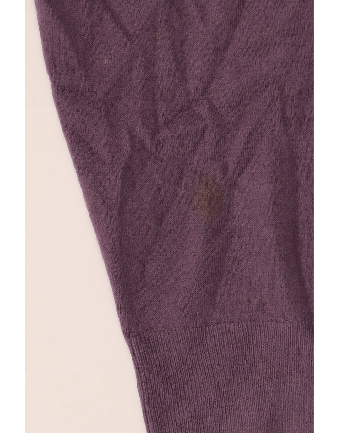 MARKS & SPENCER Suéter tipo jersey con cuello en V Blue Harbor para hombre Púrpura mediano