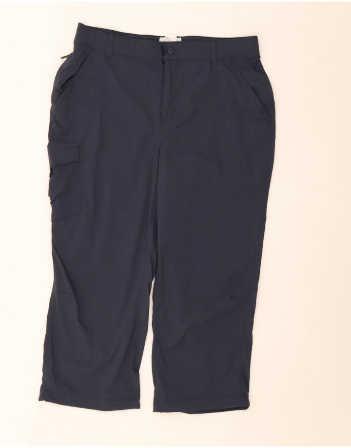 L.L.Bean Pantalones capri cargo para hombre medianos W32 L22 nailon azul marino