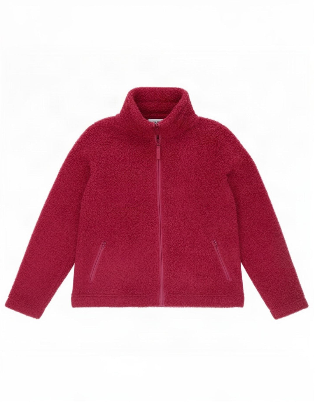 Marks & Spencer Chaqueta polar para mujer UK 44 Grande Poliéster granate