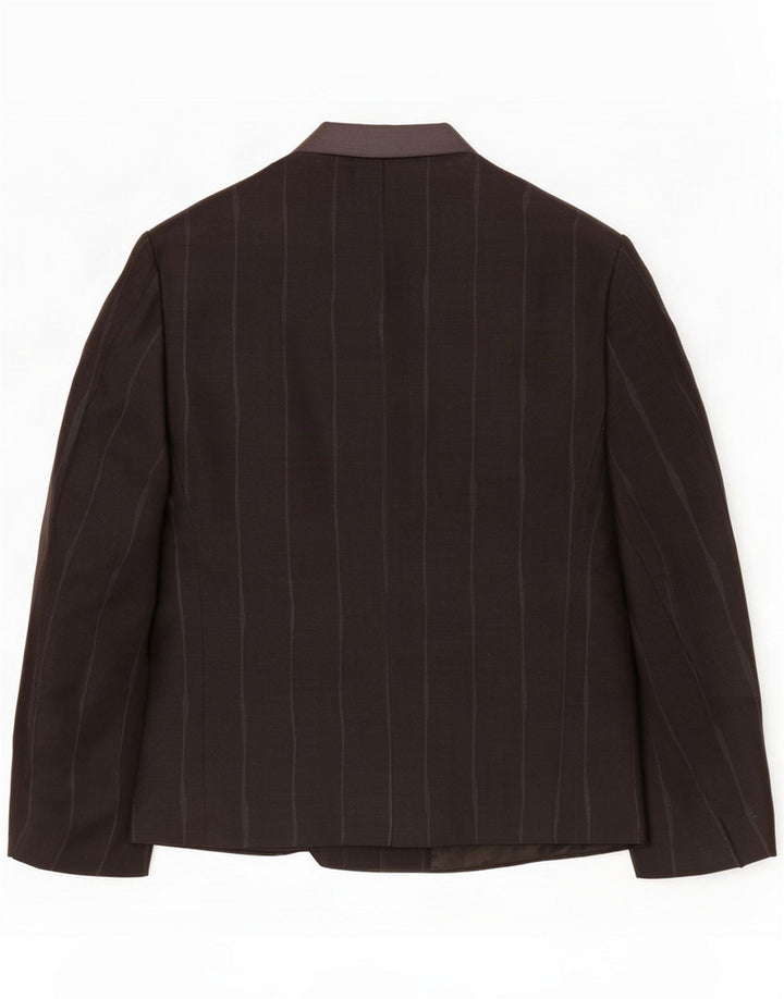 Emani By Englert Chaqueta Blazer para Mujer UK 46 Grande Rayas Negras