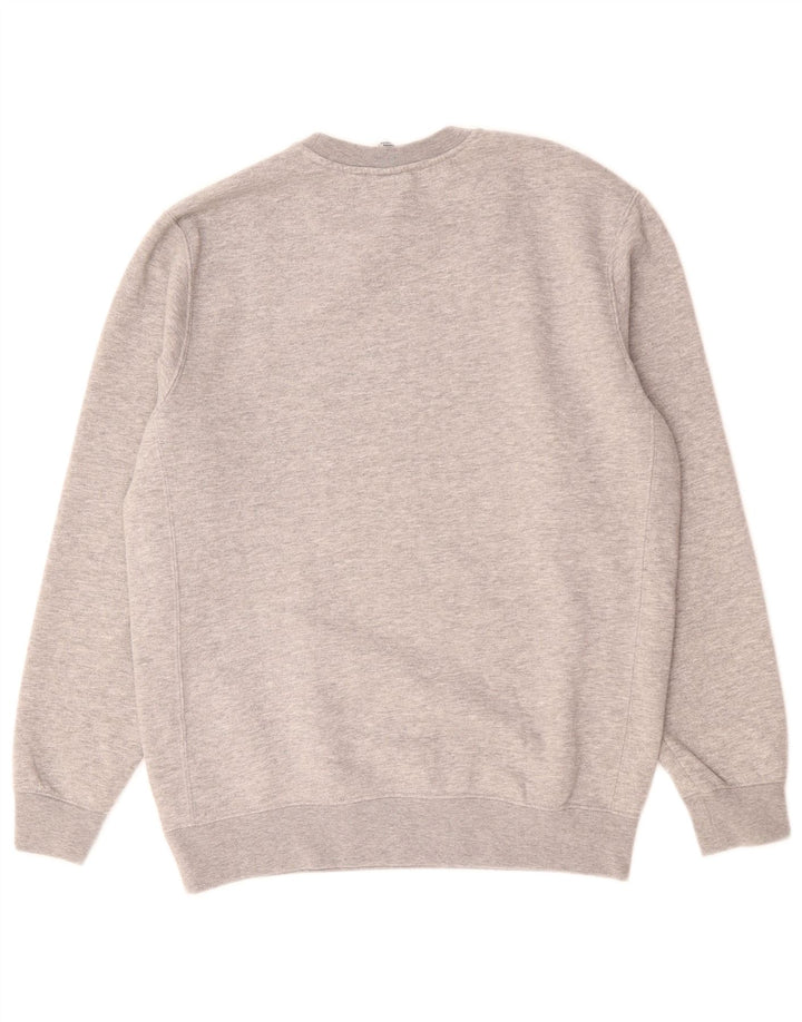 Nike Hombre Sudadera Gráfica Jersey De Algodón Gris Medio