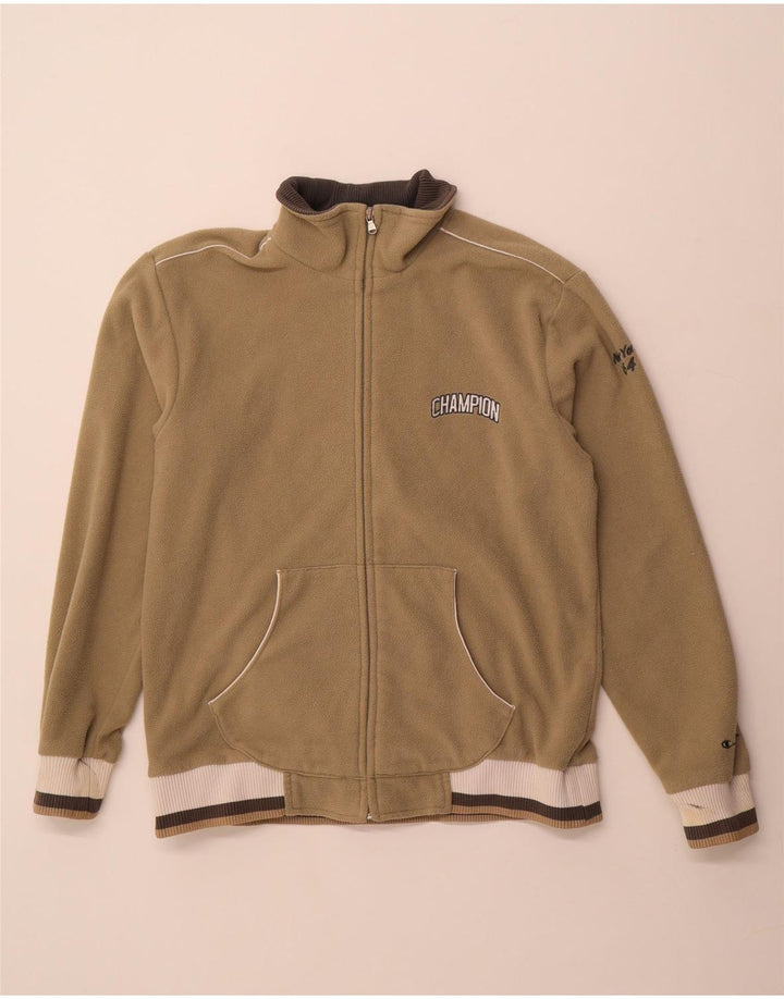 Champion Chaqueta Polar Mujer UK 40 XL Caqui Colorblock Poliéster