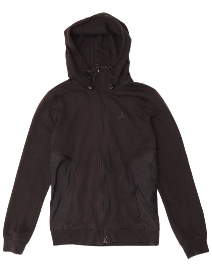 Jordan Sudadera con capucha y cremallera para hombre XS Poliéster negro