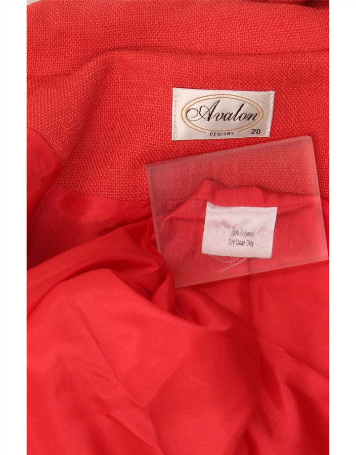Avalon Chaqueta Blazer de 4 Botones para Mujer UK 20 2XL Poliéster Rosa