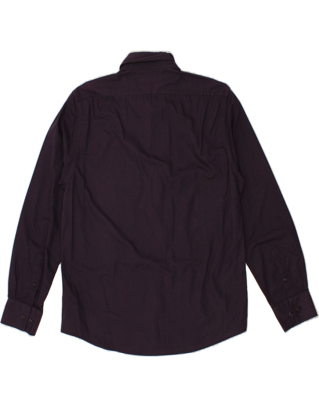 JULES Mens Fitted Shirt Size 41/42 Large Purple Cotton Vintage Jules and Second-Hand Jules from Messina Hembry 