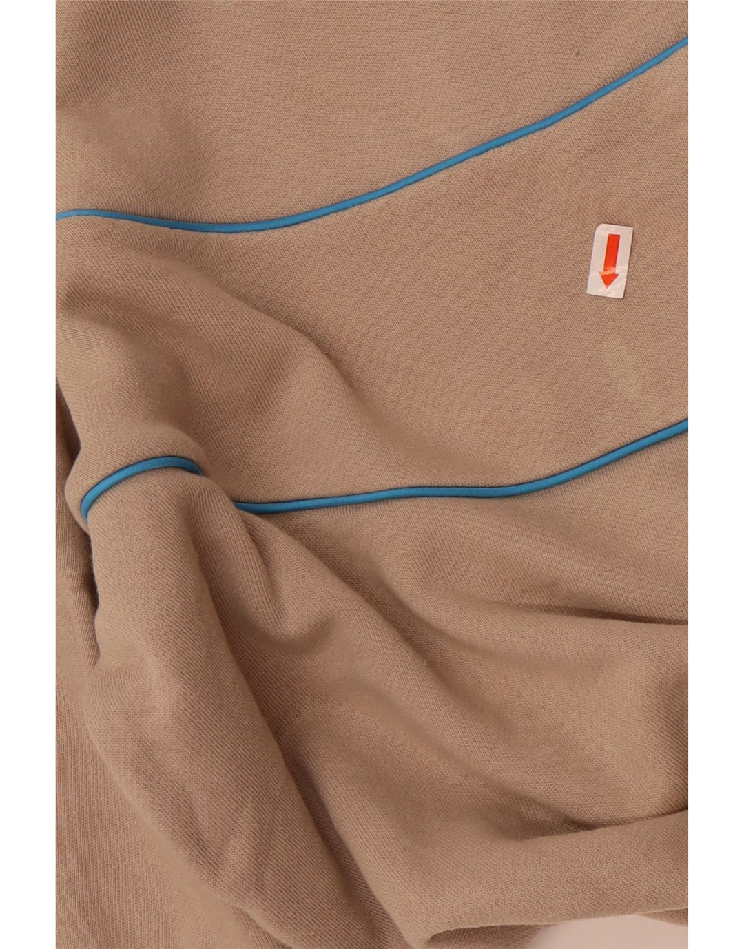 Adidas Hombre Sudadera Jumper Small Beige Colorblock Algodón