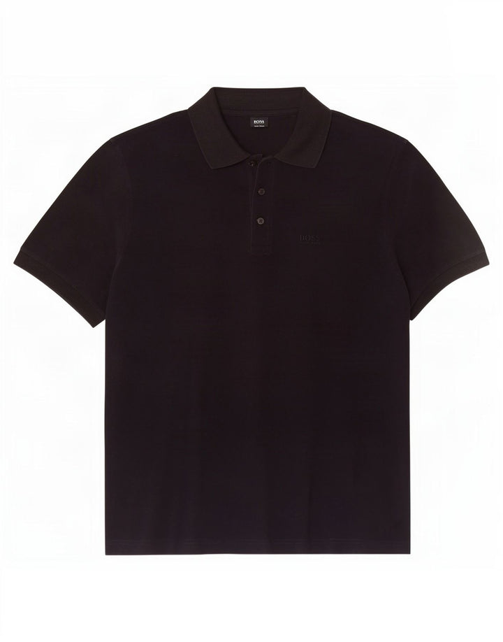 Polo Hugo Boss Hombre Grande Azul Marino Algodón