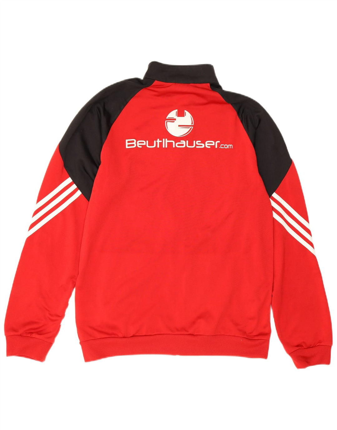 Adidas Hombre Chaqueta De Chándal Con Estampado Gráfico Poliéster Color Block Rojo Medio