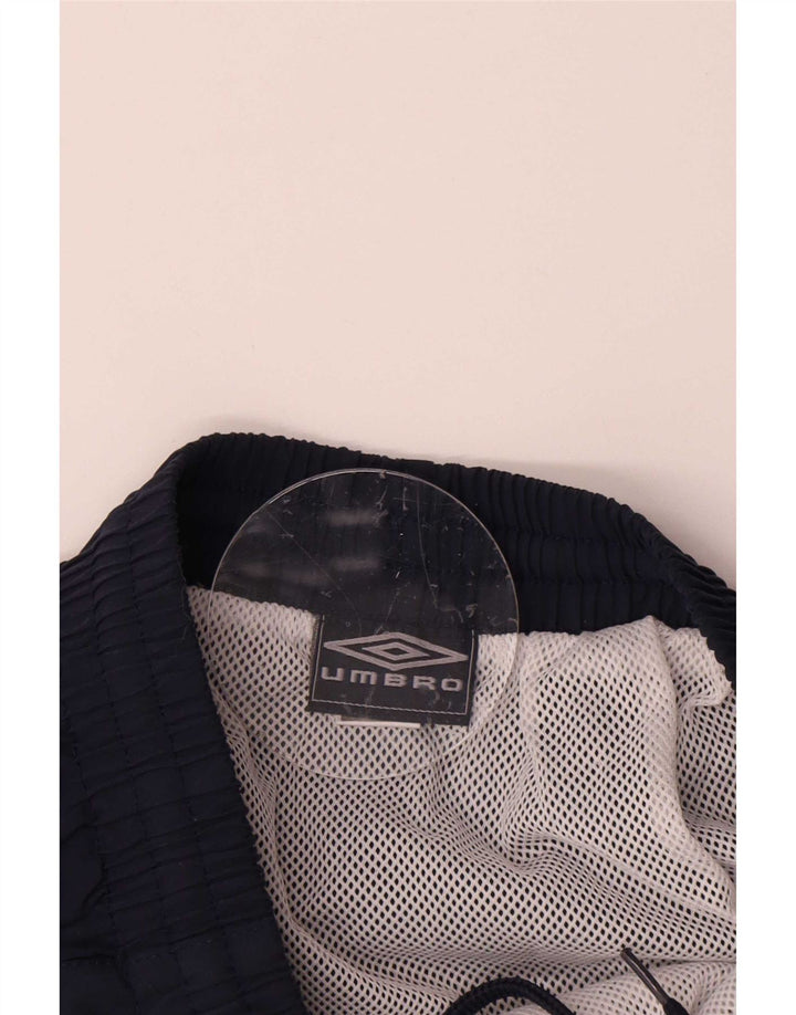 Pantalones cortos deportivos Umbro para hombre Poliéster azul marino mediano