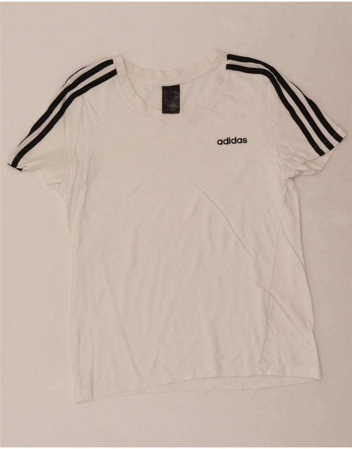 Adidas Camiseta Mujer Top UK 12/14 Medium Blanco