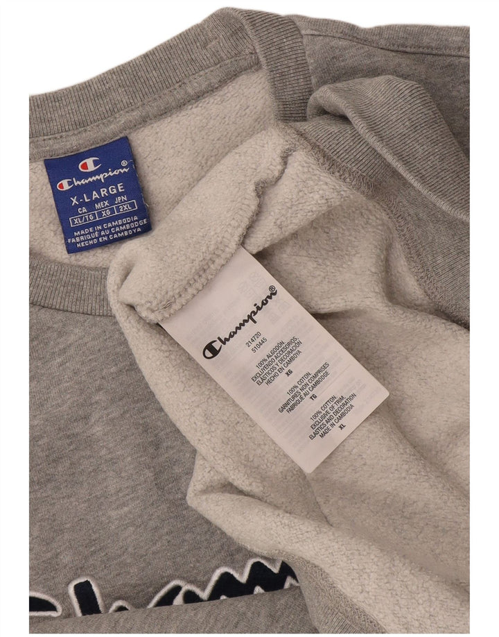 Champion Sudadera Gráfica para Hombre Jumper XL Algodón Gris