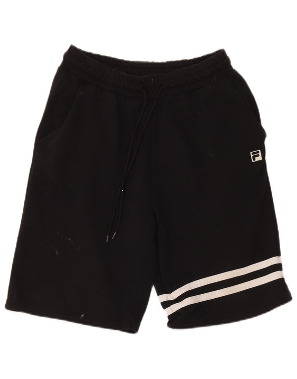 Fila Shorts deportivos para hombre IT 50 Medium Negro Poliéster