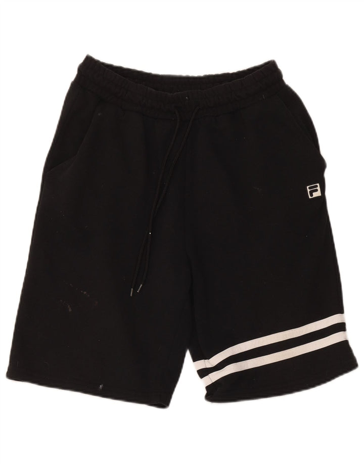 Fila Shorts deportivos para hombre IT 50 Medium Negro Poliéster