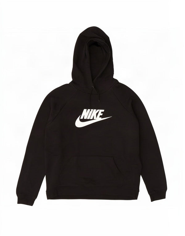Nike Mens Graphic Hoodie Jumper 2XL Black Cotton
