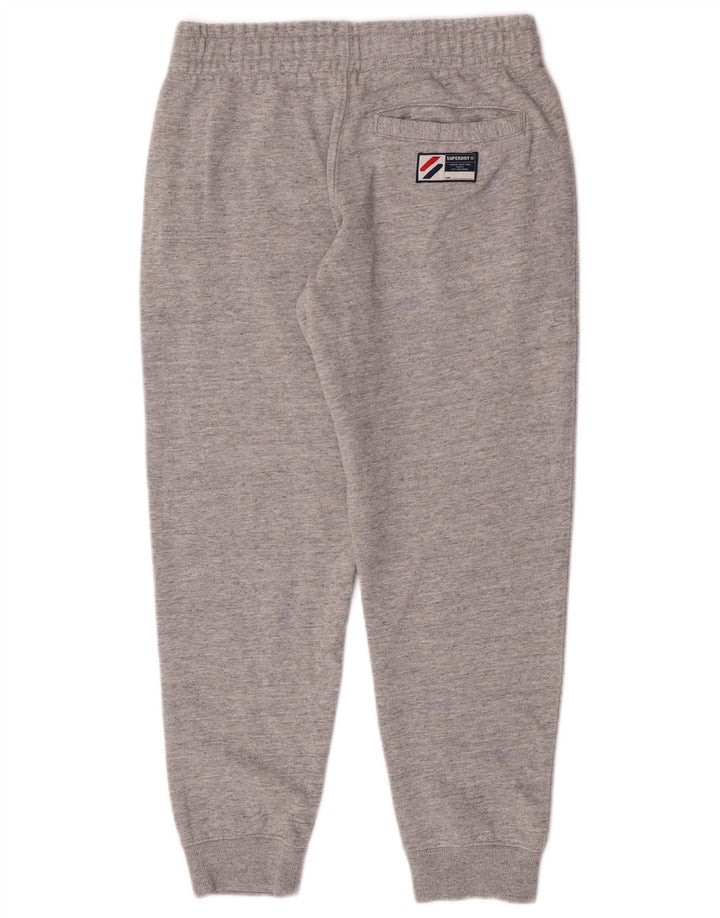 Superdry Hombre Pantalones De Chándal Gráfico Joggers Gris Medio Moteado