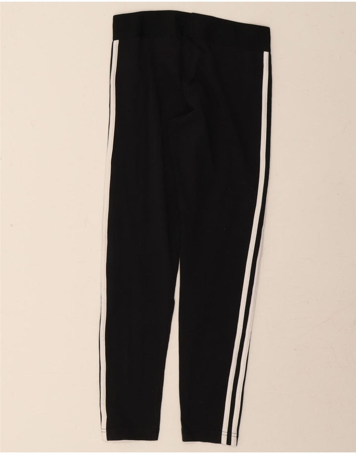 ADIDAS Womens Leggings UK 8/10 Small  Black Vintage Adidas and Second-Hand Adidas from Messina Hembry 