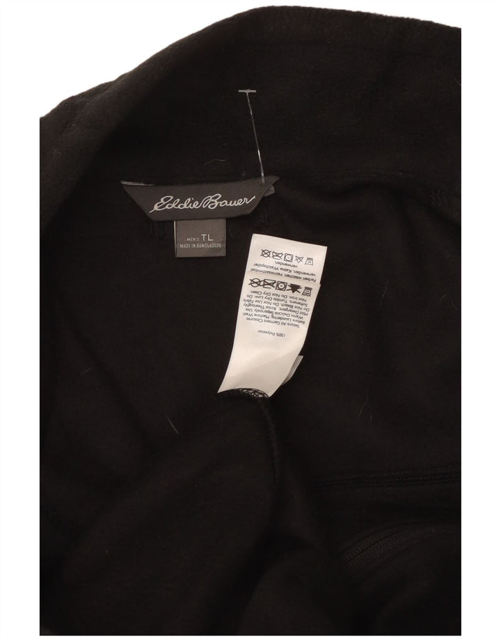 Eddie Bauer Chaleco polar para hombre UK 40 Grande Poliéster negro