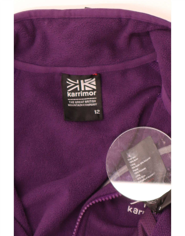 Karrimor Chaqueta polar para mujer UK 12 Medium Purple Nylon