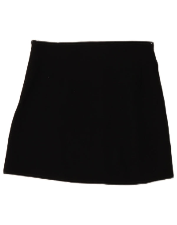 Zara Mujer Minifalda XL W32 Negro