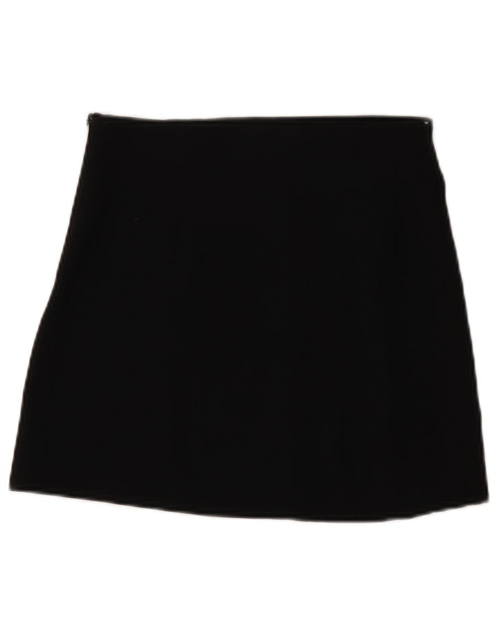 Zara Mujer Minifalda XL W32 Negro