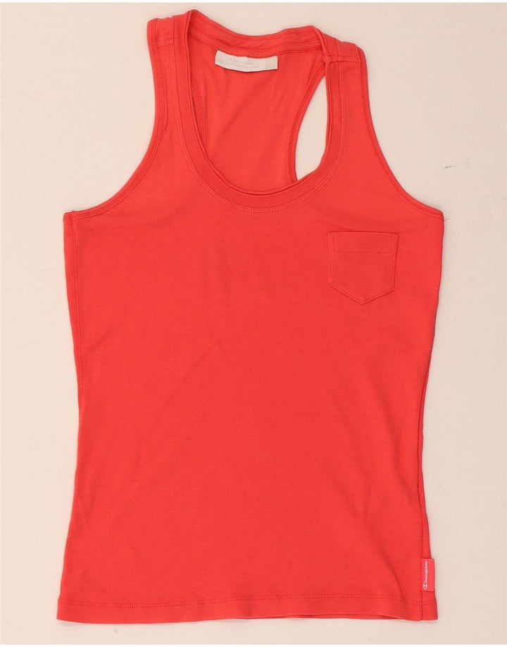 Champion Camiseta Sin Mangas Mujer UK 8 Small Rojo