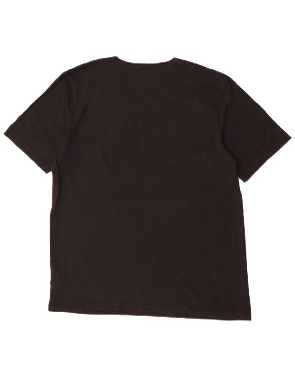 Hugo Boss Hombre Camiseta Top XL Algodón Negro
