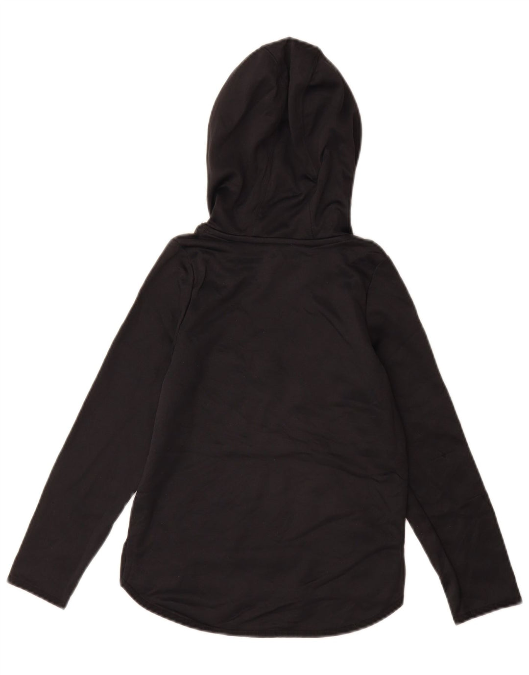 UNDER ARMOUR Sudadera con capucha gráfica para niñas 7-8 años Pequeña Poliéster negro