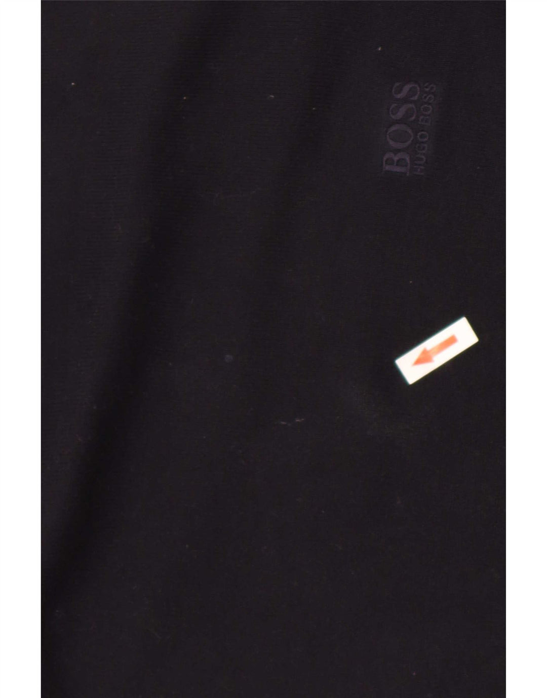 Hugo Boss Hombre Jersey Regular Fit Con Cuello Redondo Jersey De Algodón Negro Mediano