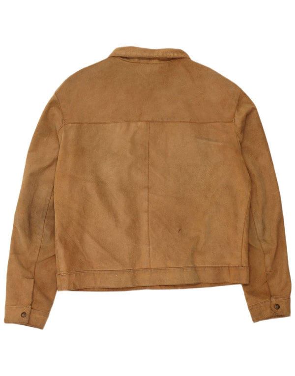 Conbipel Chaqueta de ante para hombre IT 56 2XL Cuero beige