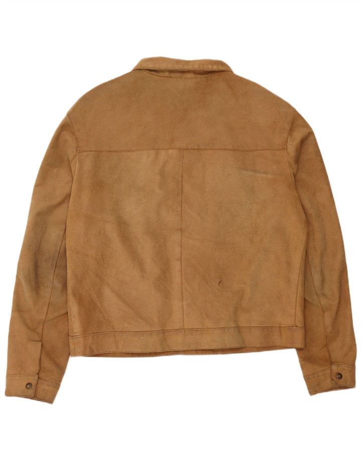 Conbipel Chaqueta de ante para hombre IT 56 2XL Cuero beige